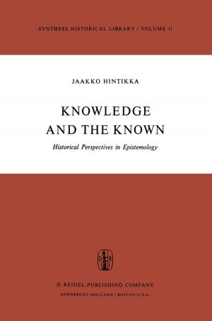 Cover of the book Knowledge and the Known by Eva Hajicová, P. Sgall, Barbara B.H. Partee