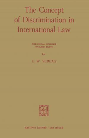Cover of the book The Concept of Discrimination in International Law by Claire Beyssade, Carmen Dobrovie-Sorin