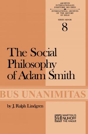 Cover of the book The Social Philosophy of Adam Smith by Rainer Züst, Kun Mo LEE, Wolfgang Wimmer