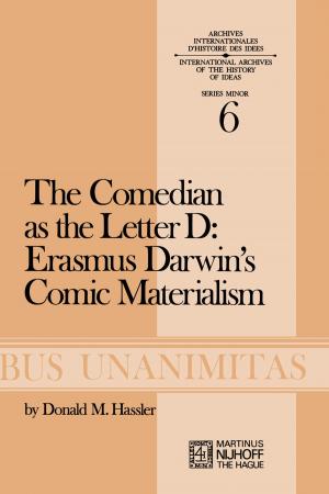 Cover of the book The Comedian as the Letter D: Erasmus Darwin’s Comic Materialism by Robert Hołyst, Andrzej Poniewierski