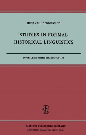 Cover of the book Studies in Formal Historical Linguistics by C. Lefebvre, P.C. Muysken