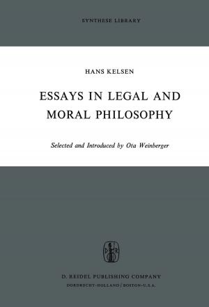 Cover of the book Essays in Legal and Moral Philosophy by Andreas Weber