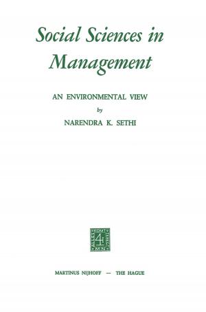 Cover of the book Social Sciences in Management by S. Scott, G. McCall, D. Laming