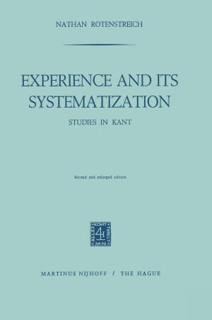 Cover of the book Experience and its Systematization by M.C. Redondo