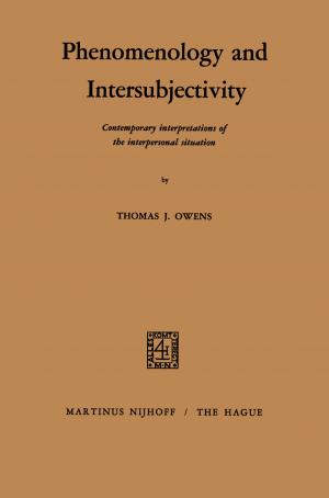 Cover of the book Phenomenology and Intersubjectivity by D. Villemaire