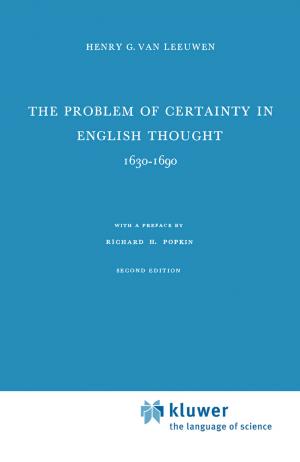 Cover of the book The Problem of Certainty in English Thought 1630–1690 by Piero Baglioni, David Chelazzi, Rodorico Giorgi