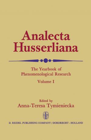 Cover of the book Analecta Husserliana by K.H. Wolff