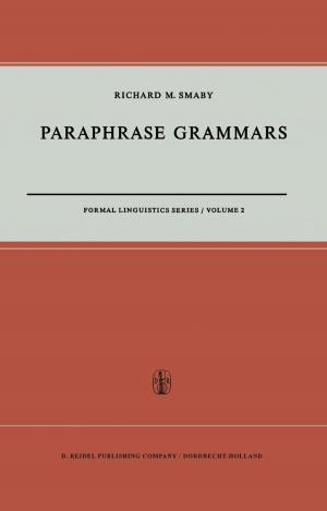 Cover of the book Paraphrase Grammars by Eiichi Tosaki