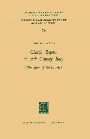 Cover of the book Church Reform in 18th Century Italy by Adolfo García de la Sienra