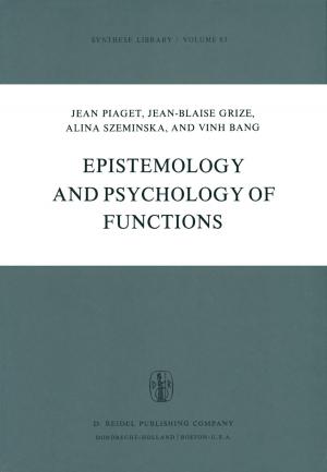 Cover of the book Epistemology and Psychology of Functions by Claudio Vita-Finzi