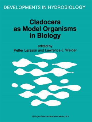 Cover of the book Cladocera as Model Organisms in Biology by W. Brulez, A. C. F. Koch, E. H. Kossman, F. C. Spits, Joh. de Vries, P. L. Geschiere, Alice. C. Carter, J. Dhondt