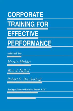Cover of the book Corporate Training for Effective Performance by M. W. Service
