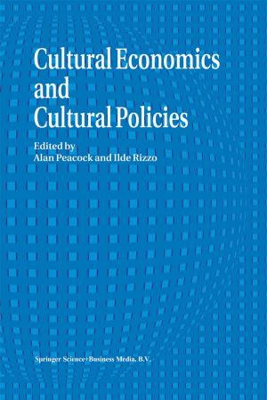 Cover of the book Cultural Economics And Cultural Policies by Elizabeth J. Meyer