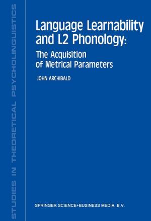 Book cover of Language Learnability and L2 Phonology