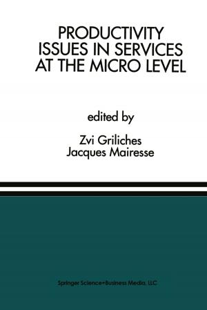 Cover of the book Productivity Issues in Services at the Micro Level by Gerrit H. Vonkeman, I. Thornton, Z. Makuch, M.J. Scoullos