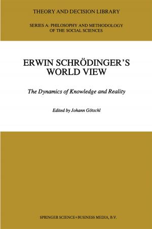 Cover of the book Erwin Schrödinger’s World View by Eugene G. Morozov, Alexander N. Demidov, Roman Y. Tarakanov, Walter Zenk