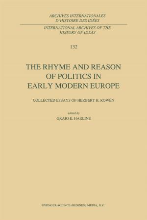 Cover of the book The Rhyme and Reason of Politics in Early Modern Europe by G.C. Jones, B. Jackson
