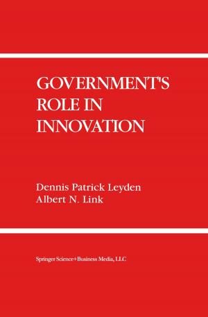 Cover of the book Government’s Role in Innovation by Claudia Martin, Diego Rodríguez-Pinzón, Bethany Brown