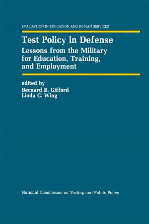 Cover of the book Test Policy in Defense by J. Webb