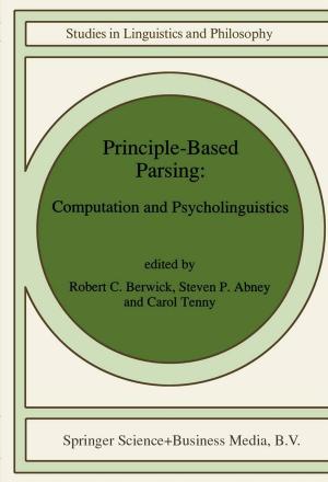 Cover of the book Principle-Based Parsing by Frank Bovenkerk