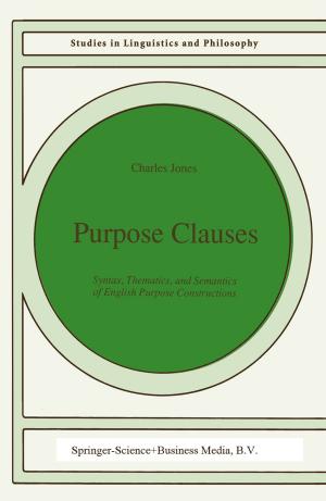 Cover of the book Purpose Clauses by Helmut Dahm, J.E. Blakeley, George L. Kline