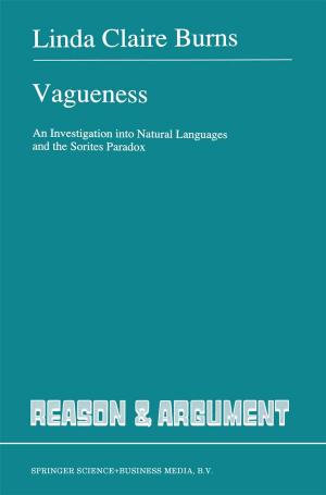 Cover of the book Vagueness by Cornelia Schmitt-Riegraf, Hans Pichler