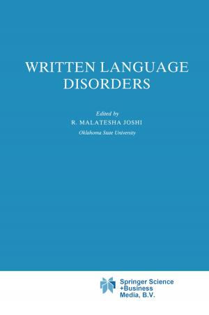 Cover of the book Written Language Disorders by A. Nordgren