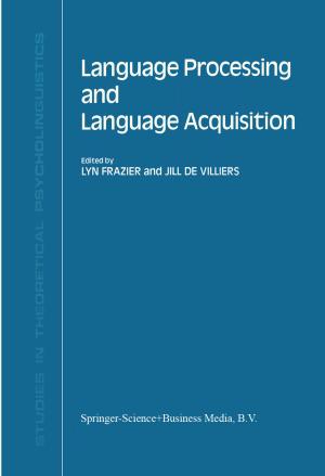 Cover of the book Language Processing and Language Acquisition by Zdenek J. Slouka
