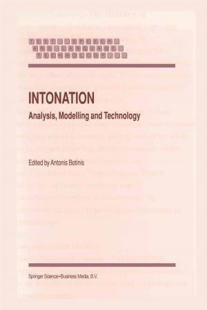 Cover of the book Intonation by David C. Thomasma, J. Bergsma