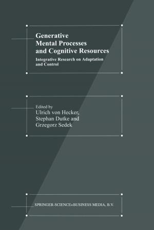 Cover of the book Generative Mental Processes and Cognitive Resources by Joachim Vogel, Töres Theorell, Stefan Svallfors, Heinz-Herbert Noll, Bernard Christoph