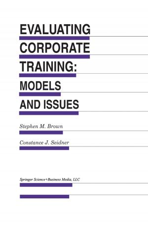 Cover of the book Evaluating Corporate Training: Models and Issues by Nicole Blum