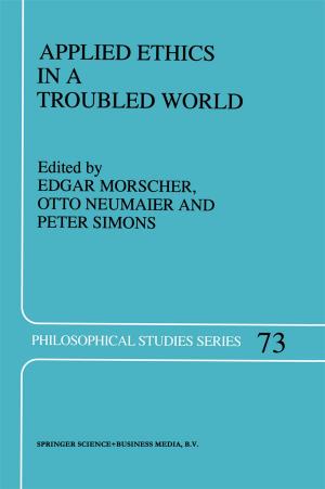 Cover of the book Applied Ethics in a Troubled World by Vaida Radu George