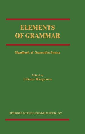 Cover of the book Elements of Grammar by Hendrik. Zwarensteyn