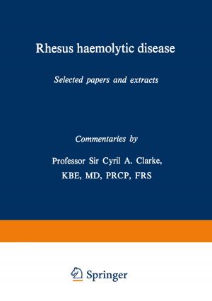 Cover of the book Rhesus haemolytic disease by Anton Abraham Cense, E.M. Uhlenbeck