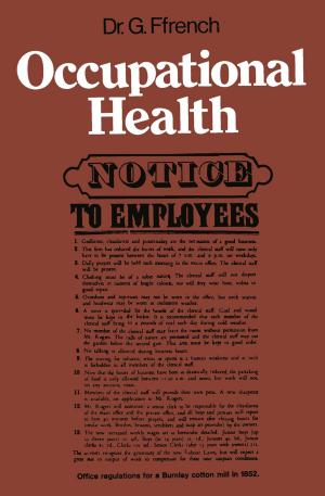 Cover of the book Occupational Health by Richard Bennett, Matthew Hulbert
