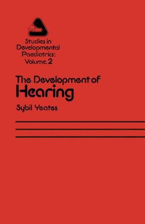 Cover of the book The Development of Hearing by Frederick G. Weiss