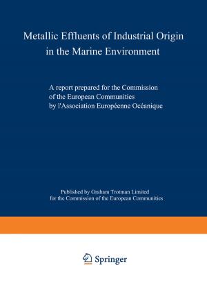 Book cover of Metallic Effluents of Industrial Origin in the Marine Environment