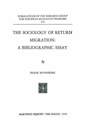 Cover of the book The Sociology of Return Migration: A Bibliographic Essay by Christophe Malaterre, Pierre-Alain Braillard