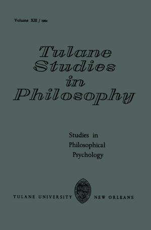 Book cover of Studies in Philosophical Psychology