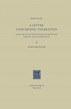 Cover of the book A Letter Concerning Toleration by J.E. Blakeley