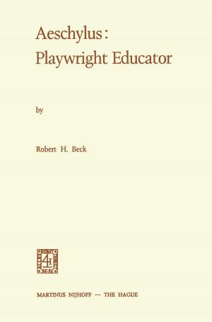 Cover of Aeschylus: Playwright Educator