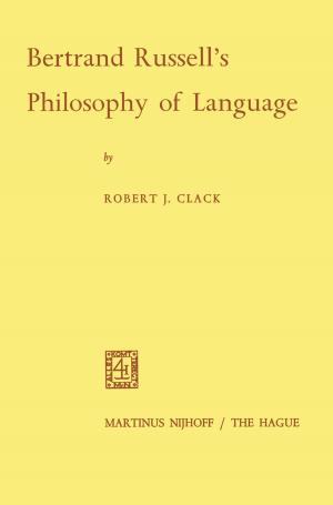 Cover of the book Bertrand Russell’s Philosophy of Language by H. Parret