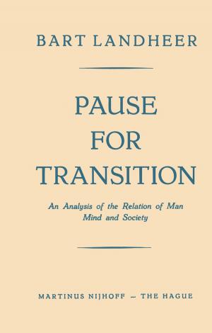 Cover of the book Pause for Transition by René Amalberti
