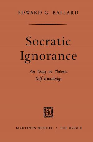 Cover of the book Socratic ignorance by Erzsébet Néher-Neumann