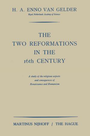 Book cover of The two reformations in the 16th century