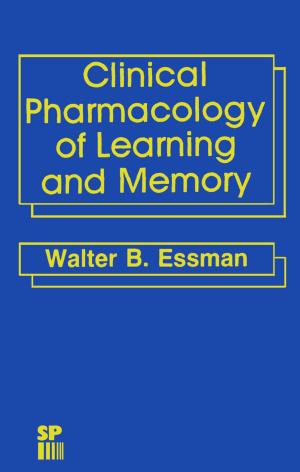 Cover of the book Clinical Pharmacology of Learning and Memory by J. Sanders