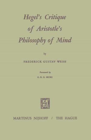 Cover of the book Hegel’s Critique of Aristotle’s Philosophy of Mind by Herve J. Thibault
