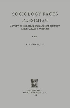 Cover of the book Sociology Faces Pessimism by 