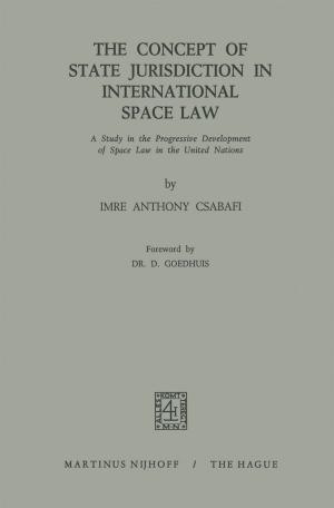 Cover of the book The Concept of State Jurisdiction in International Space Law by R.E. Grandy