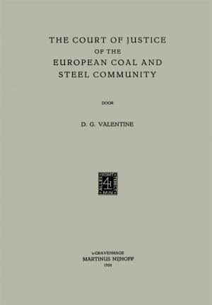 Book cover of The Court of Justice of the European Coal and Steel Community